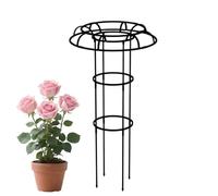 Enrejado de jardín para escalar poste vertical artístico | Torre de enrejado de paraguas para exteriores, para alféizar de ventana, patio, invernadero, balcón, vides, guisantes, tomate