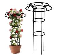 Enrejado de jardín para plantas, poste de paisajismo artístico | Torre de enrejado de paraguas para exteriores para frijoles, tomates, vides, flores, clemátides, alféizar de ventana, patio