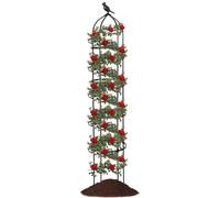 Enrejado de Jardín para Plantas Trepadoras Marco Metálico Ajustable y | Enrejado Exterior para Plantas Enredaderas, Flores, Frutas, Rosas, Interior, Pared Vertical,