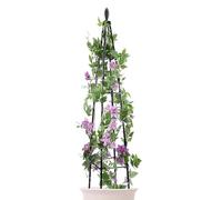 Enrejado para Plantas de Exterior Soporte Vertical Ajustable | Enrejado Metálico de Soporte para Enredaderas para verduras exteriores, judías, pepinos, rosas, bancales elevados y