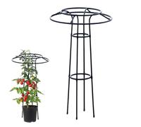 Enrejado para Plantas Torre Trepadora en Forma de Paraguas para Flores | Enrejado de Soporte para Flores Adecuado para Patio Trasero, Patio, Balcón, Jardín, Terraza, Valla y Bancal Elevado