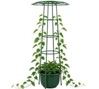Enrejado Trepador Jardín Exterior Estructura Vegetal Tipo Paraguas | Enrejado De Jardín Para Exterior Patio Al Aire Libre Rosas Clemátides Enredaderas Pepinos Judía Hortalizas
