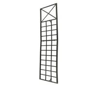 CLP Espaldera metálica de 200 cm de Altura Trigo, Soporte trepador Estable para Plantas trepadoras, para Montaje en Pared, de Estilo Moderno, Color:Bronce