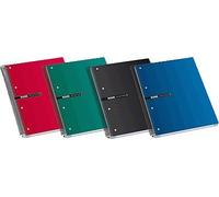 Enri 100435671 - Cuaderno microperforado, cuadricula de 5 x 5, 160 hojas, multicolor