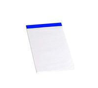 Enri, Bloc de Notas Grapado Sin Tapa, Cuadrícula 4x4, Formato A5 (21 x 14,8 cm), 80 Hojas Lisas Microperforadas, Pack 5 Libretas, Color Azul