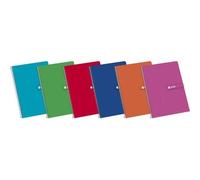 Enri Cuaderno Espiral A5 Cuadrícula 4mm 60g (Tapa Dura) - surtido