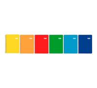 Enri Cuaderno Espiral Folio 80 Hojas 60 gr Liso Tapa Blanda Colores Surtidos Set 10 Unidades (Set de 10)