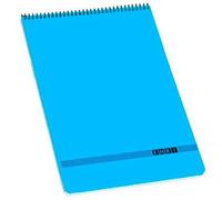 Enri Cuaderno Espiral Oficina 80 Hojas 4x4 Tapa Blanda 4º Azul (Set de 10) (Set de 10)