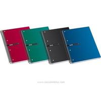 Enri Cuaderno Espiral Status Microperforado 160 Hojas 5x5 Tapas Extraduras A5+ Colores (Set de 4) (Set de 4)