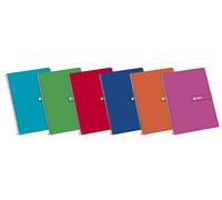 Enri - Cuadernos Cuarto Paquete 5 unidades Tapa Dura 80 Hojas 1 línea horizontal Surtido aleatorio, A4