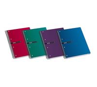 ENRI - ENRI CUADERNO ESPIRAL STATUS MICROPERFORADO 160 HOJAS 5X5 TAPAS EXTRADURAS A4+ COLORES -5U- 100435671