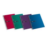 Enri status a4+ cuaderno espiral microperforado - tapa extradura - 120 hojas - colores surtidos (5 uds)