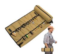 Enrollable para Herramientas: Estuche portátil para mecánicos, portaherramientas cilíndrico Compacto, Bolsillo para Engranajes de Enchufe Resistente + Bucle de Agarre cómodo, Textil Industrial r