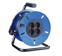 . ENROLLACABLES CON PROTECTOR TERMICO 3x1,5mm 25m 4 TOMAS EDM