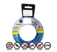 Enrollacables de instalación eléctrica marca edm, azul (azul) (28505