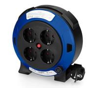 ENROLLACABLES HOGAR 5m 3x1mm 4 TOMAS T/TL CON PROTECTOR TERMICO EDM