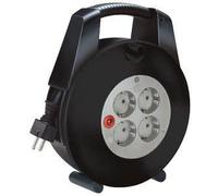 Enrollacables vario line 4-tomas negro/gris claro 10m h05vv-f 3g1,5