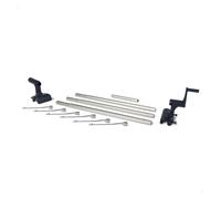 Intex Cubierta Enrollable para Piscina Tubular Rectangular | Retractor Duradero con Eje de Aluminio | Compatible con Piscinas de 2.74 a 4.88m