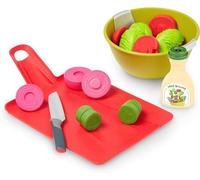 Ensalada Joseph Joseph | Set de preparación de Ensalada de Juguete para niños a Partir de 2 años| ¡con Tabla de Corte Chop2Pot y aderezo de Ensalada con Sonido!