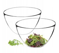 Ensaladera de vidrio KADAX, cuenco de vidrio, cuenco de vidrio, 17 cm, 2 piezas