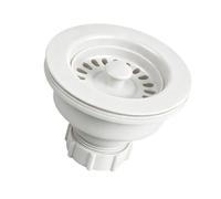 Ensamblaje de colador de Fregadero Canasta ranurada Liviana Perilla de Central Hardware de reemplazo de Drenaje de Cocina roscado Colador de Drenaje de Cocina Ensamblaje de Canasta de de