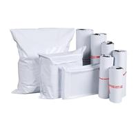ENSDIEPLS Paquetes de envío, Bolsas de Almacenamiento de Sobres de Correo de mensajería de plástico con Sello Autoadhesivo, 20-50 Uds., Varios tamaños(50pcs 35x45cm)