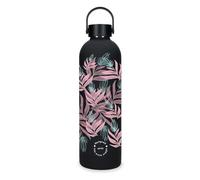 Enso Magical Botella de Acero Inoxidable Negro 7x26,5x7 cms Acero Inoxidable