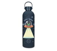 Enso Magical Botella de Acero Inoxidable Negro 7x26,5x7 cms Acero Inoxidable