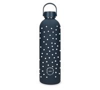 Enso Magical Botella de Acero Inoxidable Negro 7x26,5x7 cms Acero Inoxidable