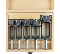 ENT 09152 Juego de 5 cortadores de espigas WS - Ø 15-20-25-30-35 mm - ideal para hacer pasadores y espigas de madera