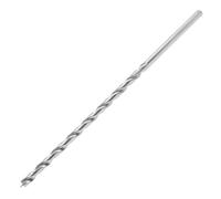 ENT 50446 Broca de madera de espiral Ø 6 mm, extra larga de 200 mm, HSS-G, con punta de centrado y cortador preliminar, D 6 x NL 135 x GL 200 mm, vástago cilíndrico