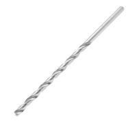 ENT 50448 Broca de madera de espiral Ø 8 mm, extra larga de 200 mm, HSS-G, con punta de centrado y cortador preliminar, D 8 x NL 135 x GL 200 mm, vástago cilíndrico