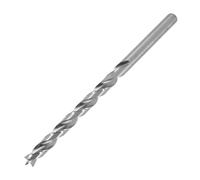 ENT 50485 Broca de madera de espiral Ø 8,5 mm, extra larga de 150 mm, HSS-G, con punta de centrado y cortador preliminar, D 8,5 x NL 100 x GL 150 mm, vástago cilíndrico