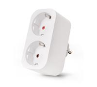 Entac es-dsa-wible adaptador de enchufe eléctrico blanco