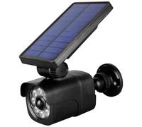 Entac foco led de pared solar, 4w, con sensor de movimiento, para exte
