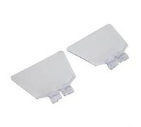 Entgoinggo 2 piezas de amoladora de banco para protectores oculares de seguridad, kit de protección transparente para protección ABS construcción para tareas de lijado y molienda de taller