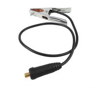 Entgoinggo Abrazadera de tierra de soldadura 300A, con mango aislado resistente al calor, para máquinas de soldadura MIG TIG, conector de tierra antideslizante resistente, para astillero industrial (1