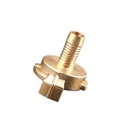 Entgoinggo - Adaptador de manguera de acoplamiento rápido de latón resistente, para tubos de jardín alemanes, conector de manguera de agua profesional, para taller de la industria, montaje de cobre