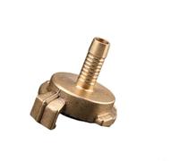 Entgoinggo - Adaptador de manguera de acoplamiento rápido de latón resistente, para tubos de jardín alemanes, conector de manguera de agua profesional, para taller de la industria, montaje de cobre