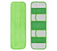 Entgoinggo Almohadillas de microfibra reutilizables para fregona Swiffer Sweeper XL lavables, para limpieza en húmedo y seco en madera dura para suelos laminados de azulejos y vinilo (paquete de 2)