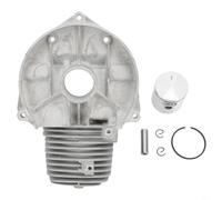 Entgoinggo Cilindro, Para Kit de pistón, Para Oleo, Para Mac Sparta 25 26 250 260, Para Efco 8200 8220 8260 Pieza de repuesto 4161570R, Con anillos de pasador Circlips, Para desbrozadoras