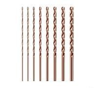 Entgoinggo Cobalto, para broca extra larga M35 de 200 mm, para metal, acero inoxidable, aleación dura, acero alto, punto de división de 135 grados, no necesita pretaladro, profesional (4,5 mm)