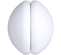 Entgoinggo Imanes de cortina de ducha con revestimiento de silicona resistente, con fuertes pesos magnéticos resistentes al viento, clips antioxidantes, para una sujeción segura en el baño, fácil