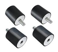 Entgoinggo - Juego de 4 soportes de goma para Wacker Neuson Plate Compactor WP1540 WP1550 VP1135 VP1340 VP1550 VP2050 Reduce la vibración y el desgaste