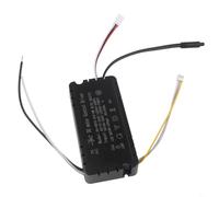 Entgoinggo Kit de control remoto de luz de ventilador de techo, con receptor de atenuación continua de 6 velocidades, para conversión de frecuencia infrarroja y selección de función de guía de aire