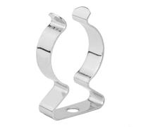 Entgoinggo Paquete de 10 clips de rizo de acero al manganeso resistentes, para almacenamiento de herramientas, montaje en pared, garaje, cobertizo, abrazadera, organizador, rastrillo, escoba