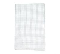 Entgoinggo Rejilla de barbacoa de hierro galvanizado, para carne de pescado y verduras, estante cuadrado resistente, para cocinar al aire libre y interior, barbacoa fácil de usar, soporte fiable (50 x