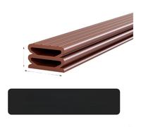Entgoinggo Tira de sellado inferior de silicona para puerta, 6 metros, barrera de humedad que amortigua el sonido, bloquea el polvo, insectos, corrientes de aire, se adapta a huecos de 3 mm a 15 mm