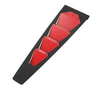 entrada aire capó Para tirachinas 2015-2025 Accesorios inserción cubierta ventilación capó motor aluminio para coche (Black Red)