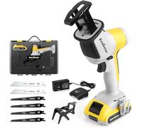 Enventor 20V Sierra Sable Batería, BrushlessSierra, 6 Hojas